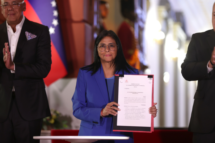 Delcy Rodríguez, presidenta encargada