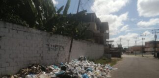 Denuncian que la avenida Siegert de Ciudad Bolívar se ha convertido en un vertedero improvisado