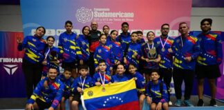 Venezuela alcanza el subcampeonato en tenis de mesa en el Suramericano sub-11 y sub-13