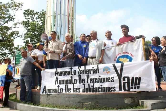 Protesta de trabajadores en Maturín