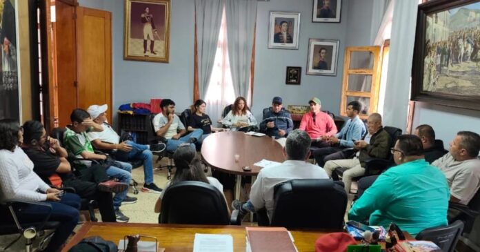 reunión sector transporte en Mérida