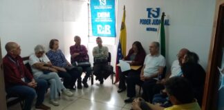 Jubilados y activos del TSJ en Mérida siguen insistiendo en un sueldo digno