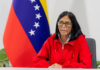 Delcy Rodríguez, presidenta encargada
