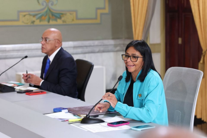 Delcy Rodríguez, presidenta encargada Delcy Rodríguez