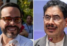 De la Espriella y Cepeda van a segunda vuelta en Colombia