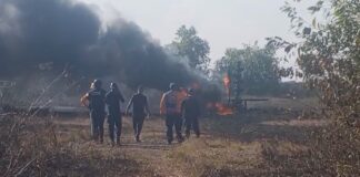 Autoridades controlan incendio en pozo petrolero deshabilitado en Uracoa