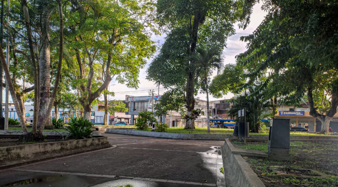 Fuertes vientos y lluvias recuerdan los peligros de estar en la plaza Bolívar de Tucupita