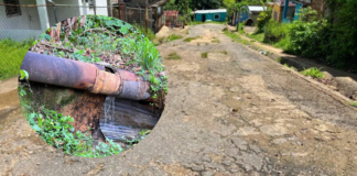 Vecinos del sector Brisas del Guarapiche en Maturín denuncian desborde de aguas servidas