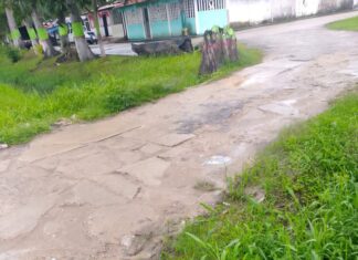 Lluvias y camiones socavan entrada a La Victoria en Tucupita