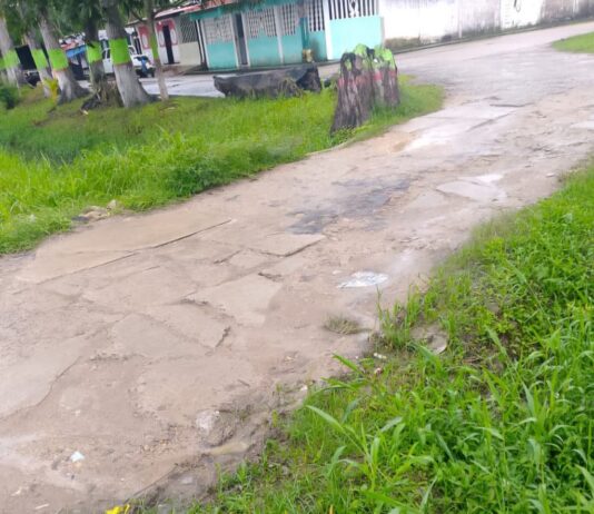 Lluvias y camiones socavan entrada a La Victoria en Tucupita