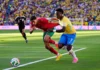 La pentacampeona Brasil no pudo domar a Marruecos y se repartieron puntos