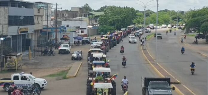 Protesta de agricultores