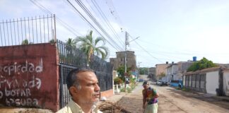 Aguacero en San Juan de los Morros colapsó drenaje de aguas residuales
