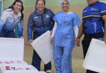 Madres monagenses donan más de 30 mil mililitros de leche materna para niños damnificados