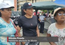Familias desalojan Las Colinas de Mara en Morón