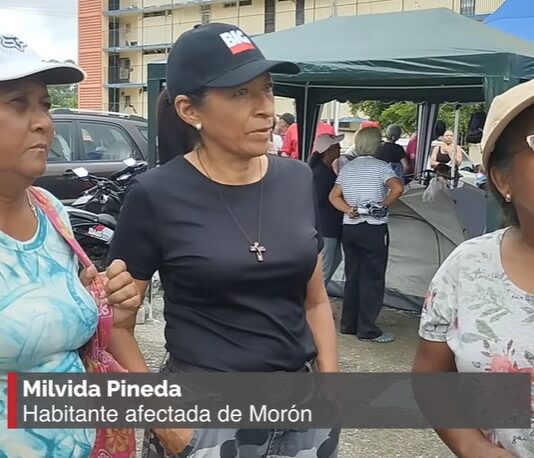 Familias desalojan Las Colinas de Mara en Morón