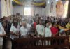 Devotos de la Virgen del Carmen en Mérida se congregaron para orar por las víctimas del terremoto