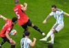 Argentina remonta a Egipto y avanza a cuartos de final