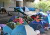 En Caracas también hay gente que se quedó sin casa Damnificados plaza Juan Pedro López