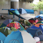 En Caracas también hay gente que se quedó sin casa Damnificados plaza Juan Pedro López