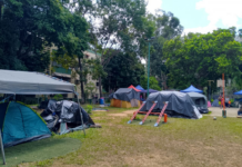 Centro de acopio de Coche necesita más insumos para los damnificados Campamento en Coche, Caracas
